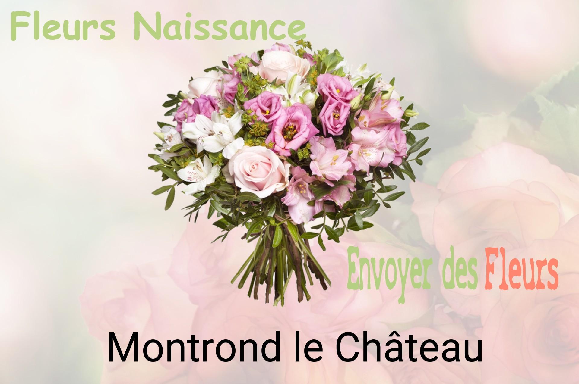 Bouquet de fleurs de naissance livré à Montrond-le-Château