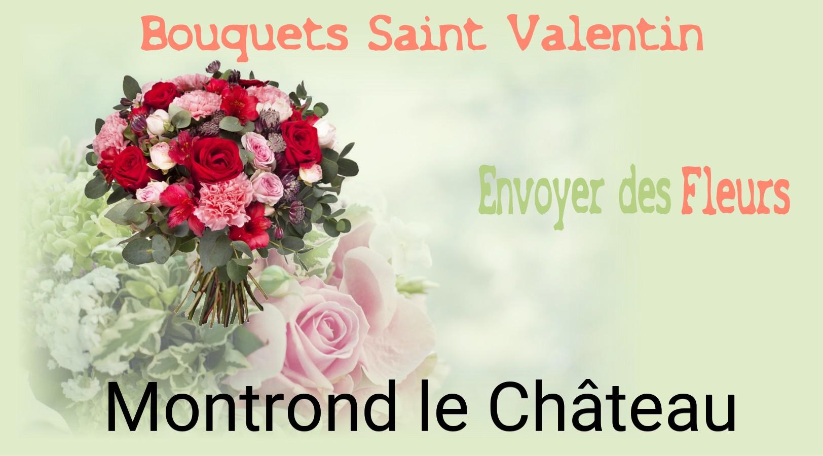 Roses de Saint-Valentin livrées à Montrond-le-Château